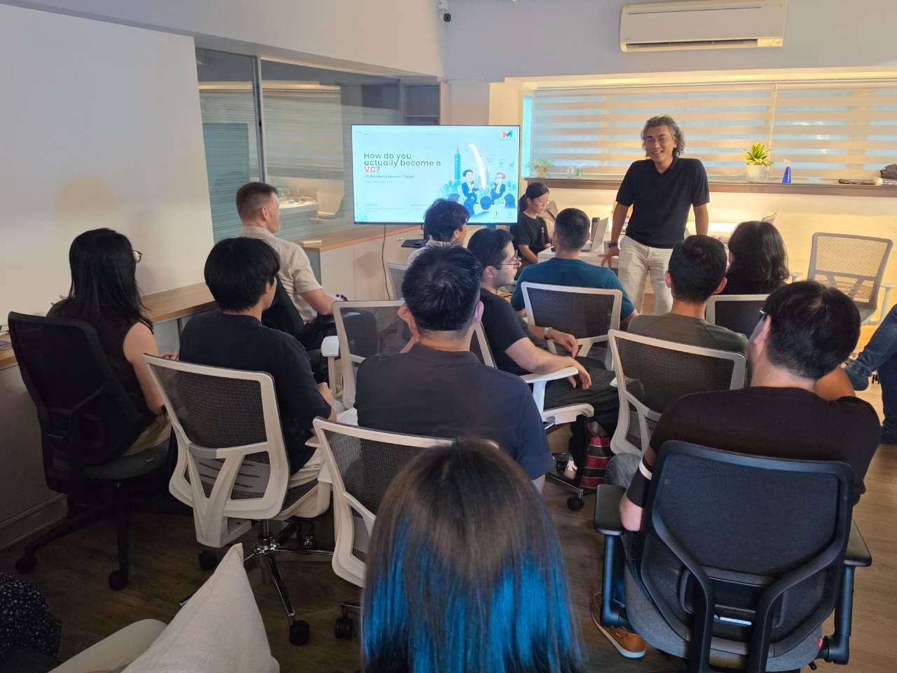 Opening the VC Academy launch event in Taipei