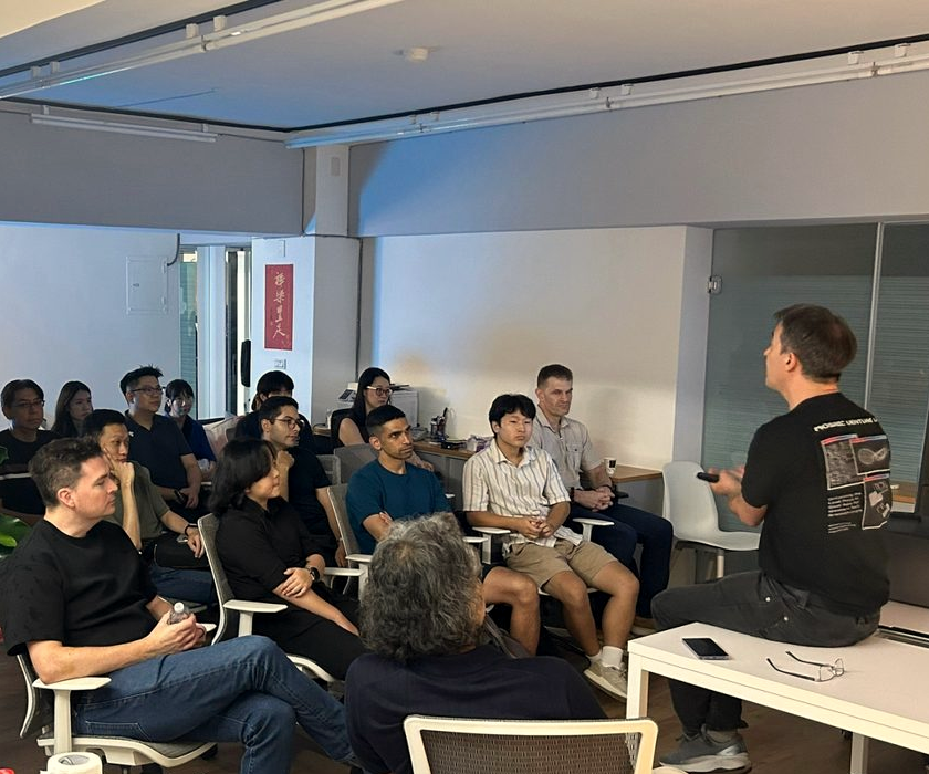 The room at the VC Academy launch event in Taipei